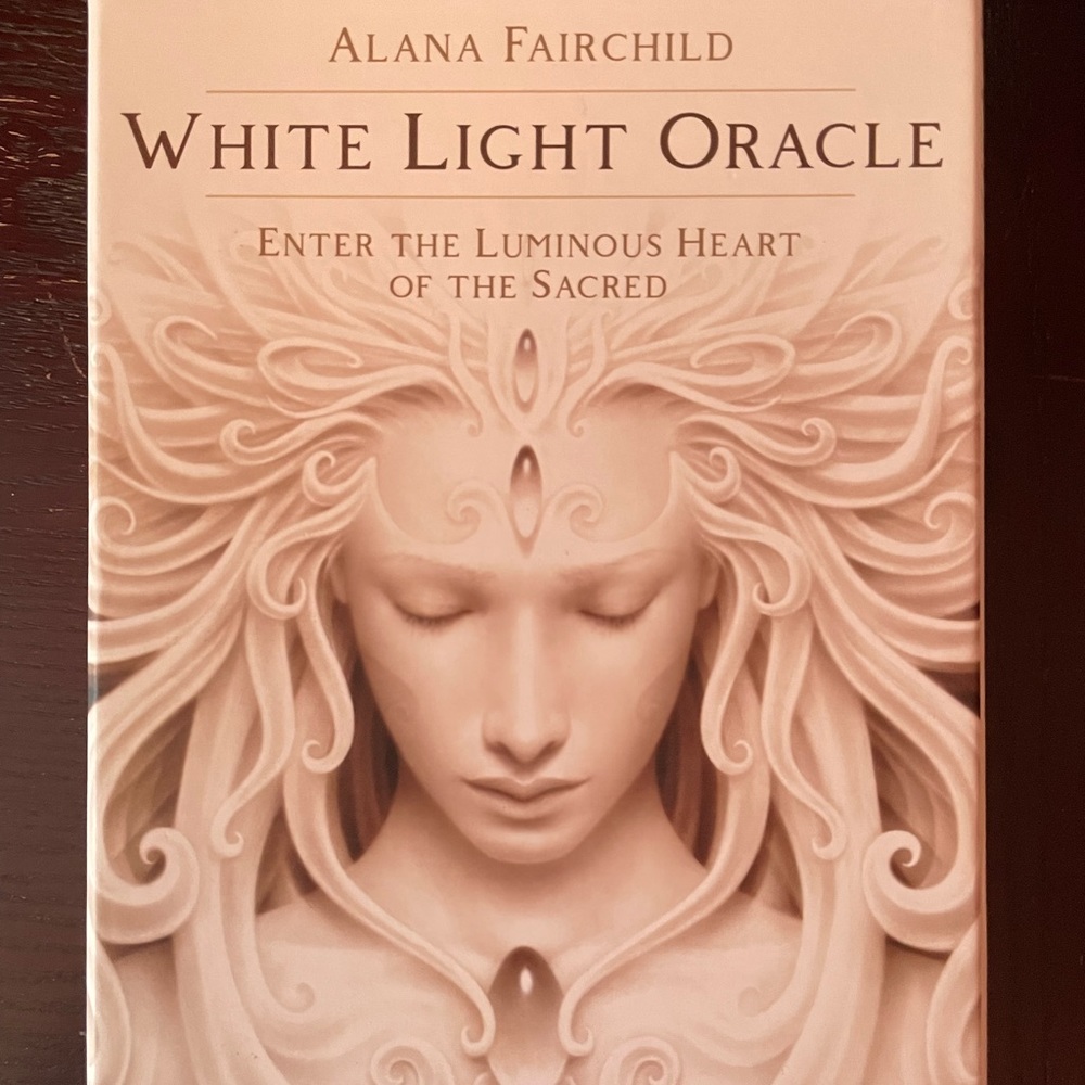 Oracle deck. White light oracle. Enter the luminous heart of the sacred.